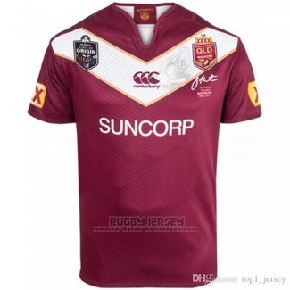 Queensland Maroons Rugby Jersey 2017-18 Home