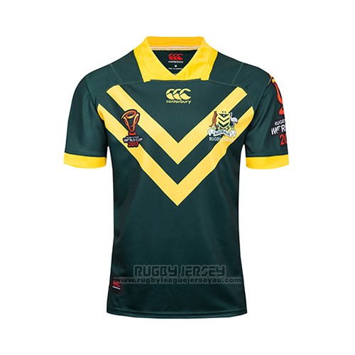 Australia Kangaroos Rugby Jersey RLWC 2017 Home for sale | www ...